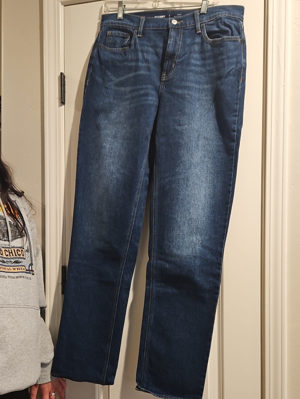 Old Navy Blue Straight-Leg Jeans